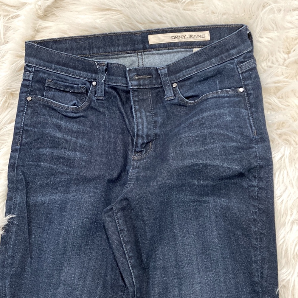 Dark straight leg DKNY jeans